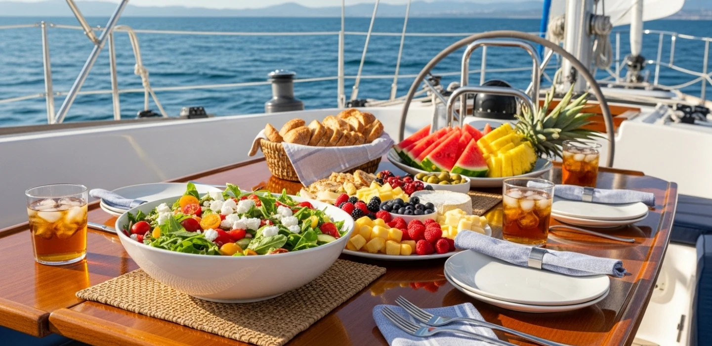 Qué comer en el barco: Ideas de menús fáciles, sabrosos y sin cocina